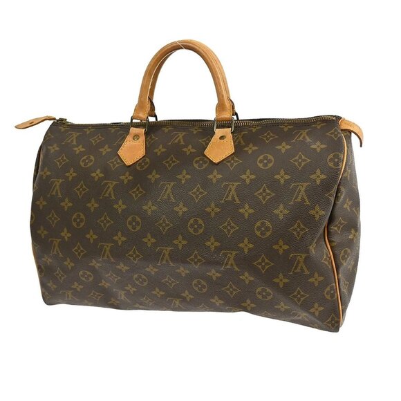 LOUIS VUITTON MONOGRAM SPEEDY 40 DUFFLE HANDBAG M41522 851SA YQ02345 - Picture 2 of 11